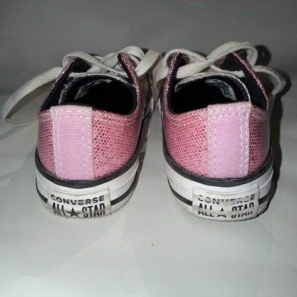 Converse All Star Chuck Taylor East Coaster Girls 12 Shoes 647732F Glitter Pink - Picture 8 of 16